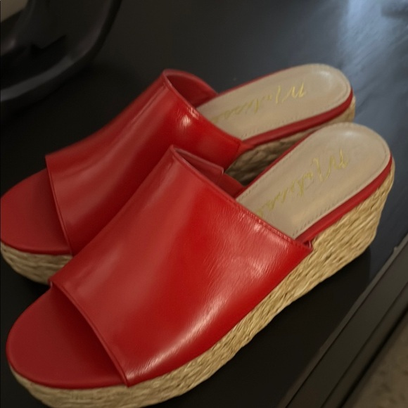 Coconuts by Matisse Shoes - Coconuts by Matisse Red Wedge Shoes with Vibrant Color